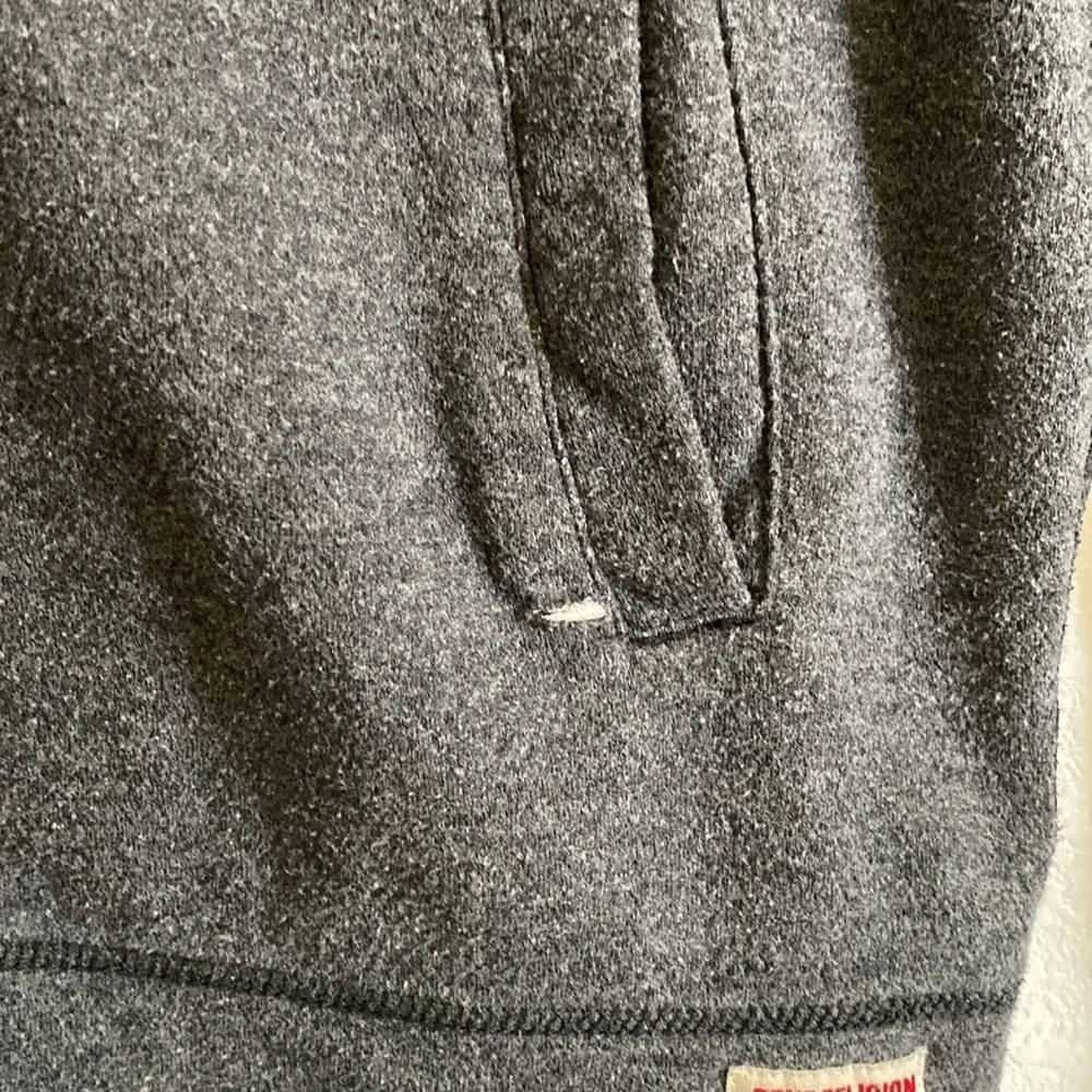 True Religion Charcoal Gray Cardigan Size XL